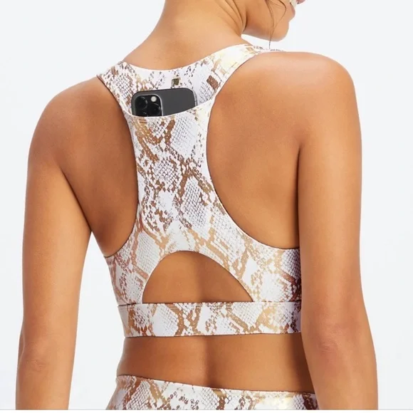 Fabletics On The Go Midi Medium Impact Sports Bra - Picture 3 of 15